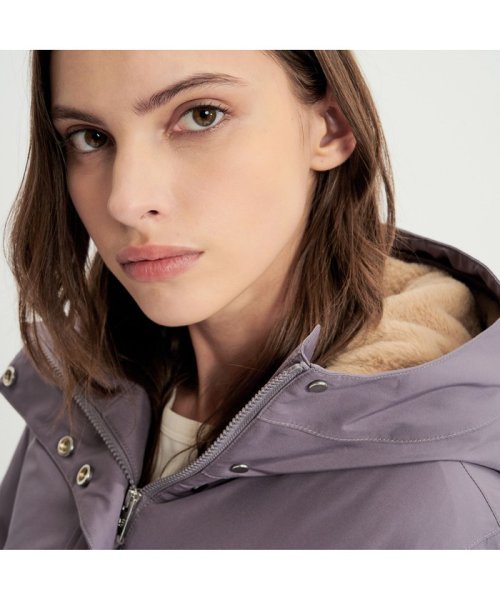 ゴアテックス インサレーションフーデッドロングジャケット 