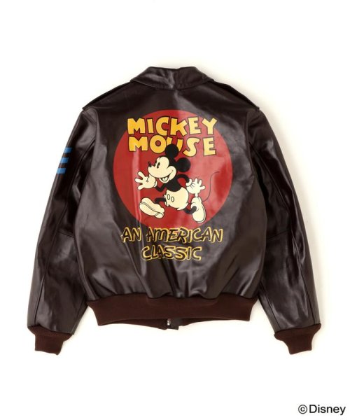 AVIREX(AVIREX)/《Disney Collection》A－2 FLIGHT JACKET MICKEY/img13