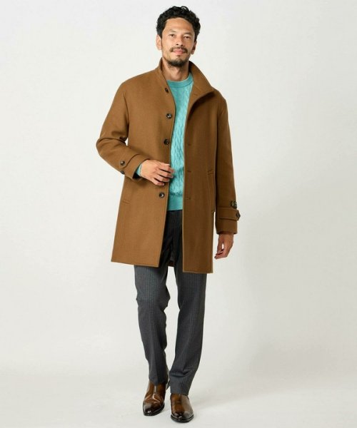 【Bellandi/べランディ】スタンドカラーコート 