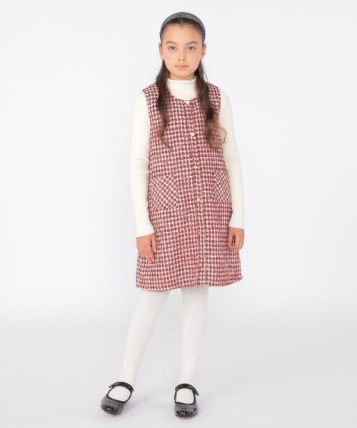 SHIPS KIDS(シップスキッズ)/SHIPS KIDS:140～150cm / ツイード ワンピース/img05