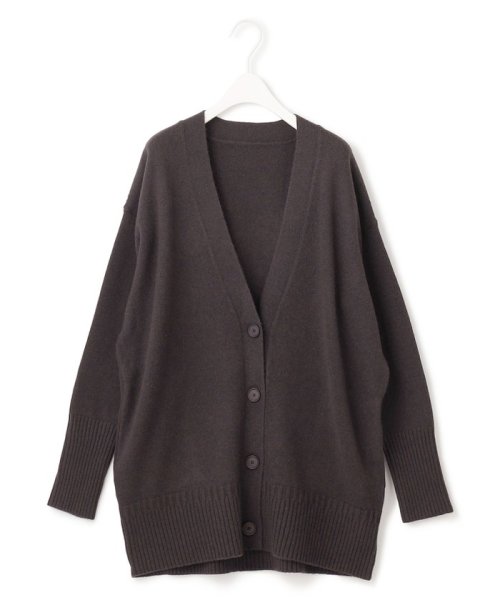 【洗える】 ソフトカシミヤミックス カーディガン 