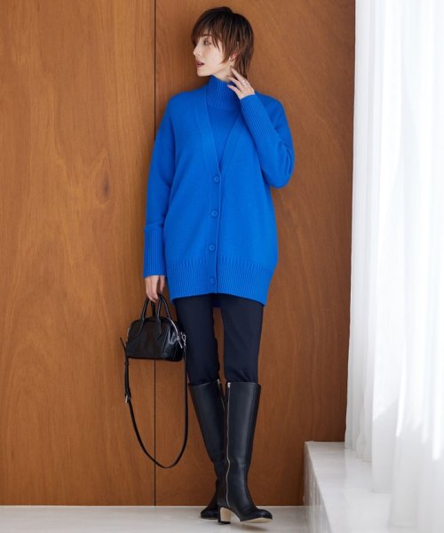 【洗える】 ソフトカシミヤミックス カーディガン 