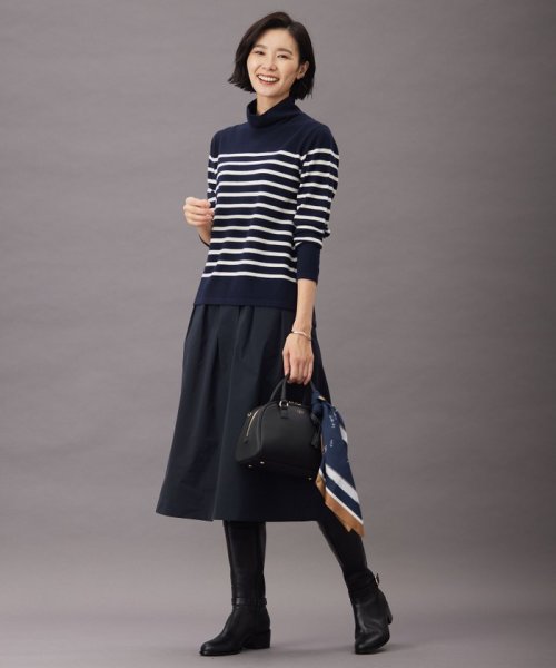 J.PRESS LADIES(J．プレス　レディス)/【洗える】SEMI WORSTED WOOL バスクボーダー ニット/img04