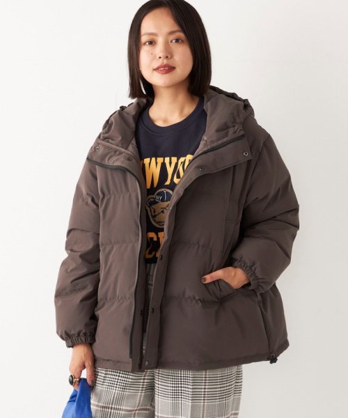 SHIPS Colors:ストレッチ タフタ ショート ダウン HO1376632100(10450円)