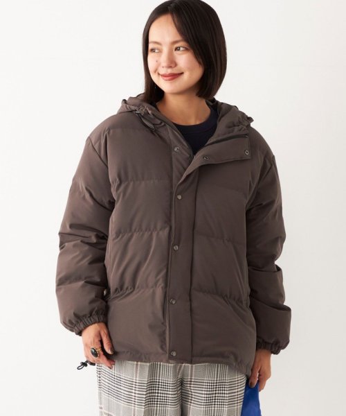 SHIPS Colors:ストレッチ タフタ ショート ダウン HO1376632100(10450円)