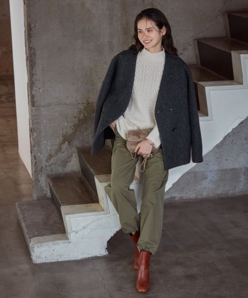 【SLOW/一部店舗限定】スライバーウール アウター 