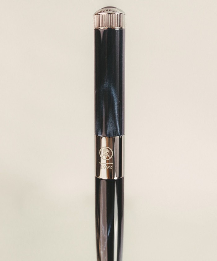 美品】ROMEO No.3 × GOTAIRIKU 太軸ボールペン ネイビー