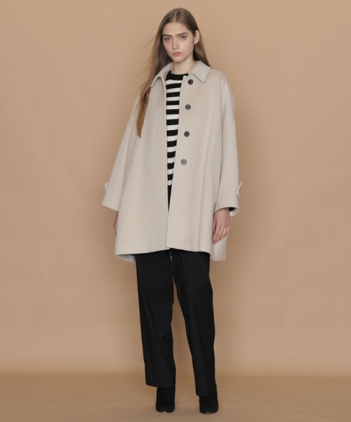 【L】【ROSLEY/ロズリー】ピュアラムビーバーステンカラーコート ROSLEY/ロズリー