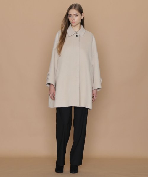 【L】【ROSLEY/ロズリー】ピュアラムビーバーステンカラーコート ROSLEY/ロズリー