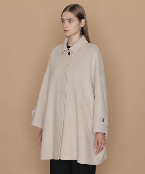 【L】【ROSLEY/ロズリー】ピュアラムビーバーステンカラーコート ROSLEY/ロズリー