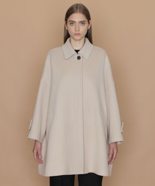 【L】【ROSLEY/ロズリー】ピュアラムビーバーステンカラーコート ROSLEY/ロズリー