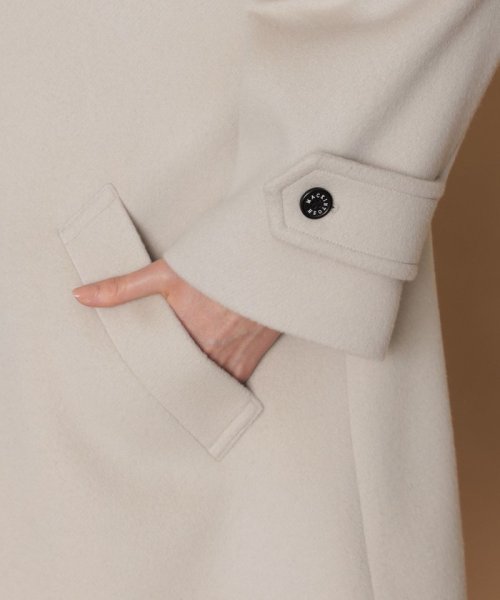 【L】【ROSLEY/ロズリー】ピュアラムビーバーステンカラーコート ROSLEY/ロズリー