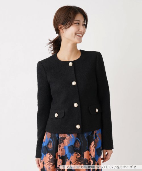 ノーカラージャケット 