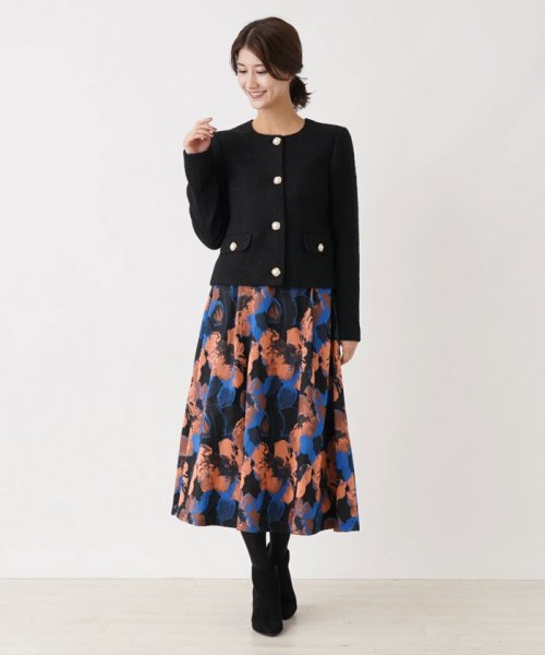 ノーカラージャケット 