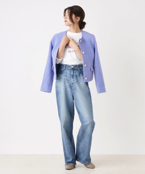 ノーカラージャケット 