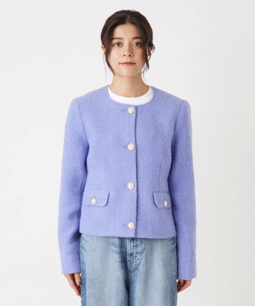 ノーカラージャケット 