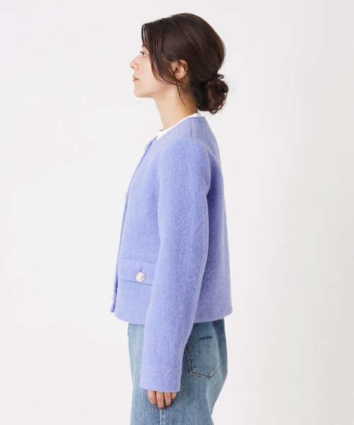 ノーカラージャケット 