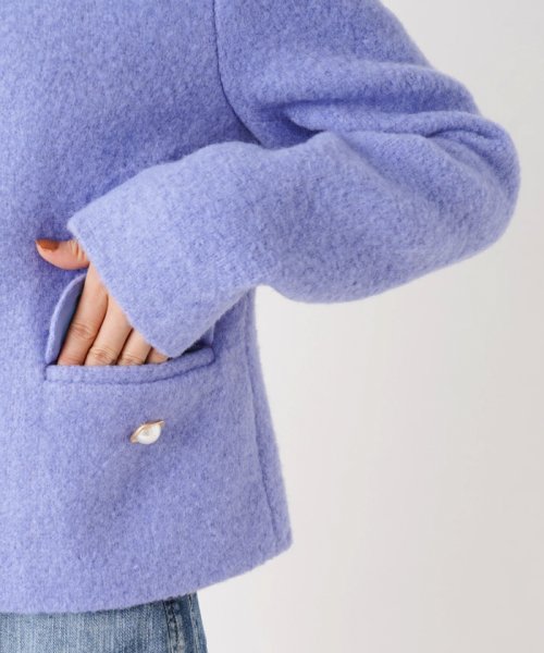 ノーカラージャケット 