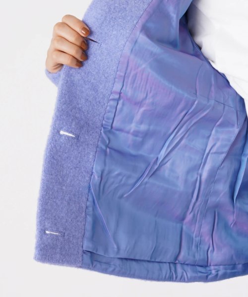 ノーカラージャケット 