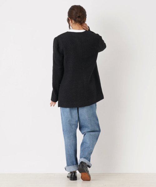 セミロングノーカラージャケット セミロングノーカラージャケット セミロングノーカラージャケット B1851727192(14278円)