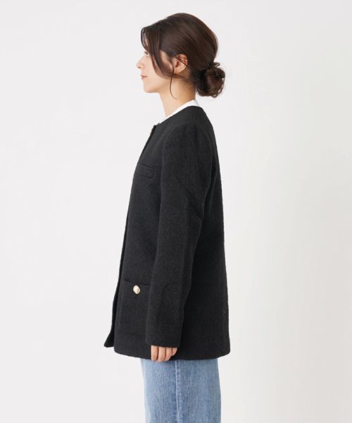 セミロングノーカラージャケット セミロングノーカラージャケット セミロングノーカラージャケット B1851727192(14278円)