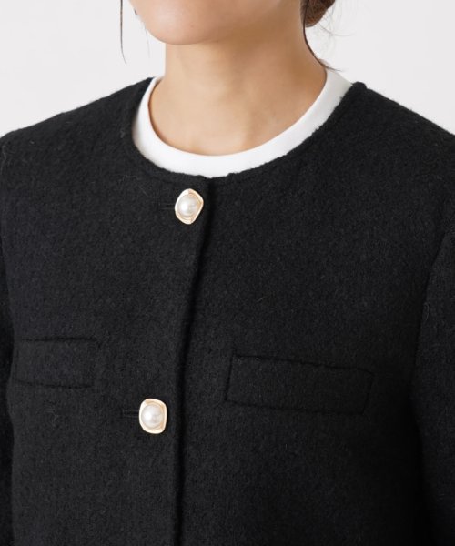 セミロングノーカラージャケット セミロングノーカラージャケット セミロングノーカラージャケット B1851727192(14278円)