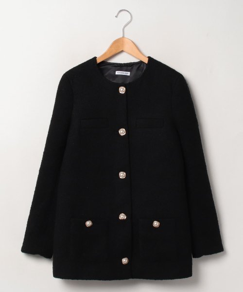 セミロングノーカラージャケット セミロングノーカラージャケット セミロングノーカラージャケット B1851727192(14278円)