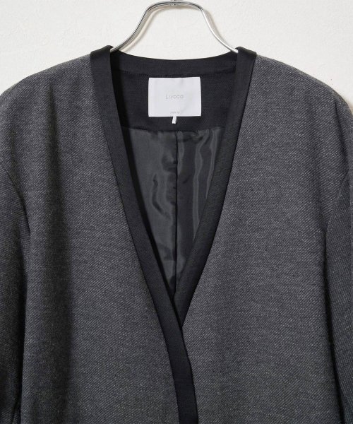 【Liyoca】コットンウールカルゼノーカラーコート D2758019210(21252円)