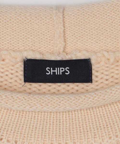 SHIPS MEN(シップス　メン)/*SHIPS: ワンポイント ロゴ リラックスフィット ラグランスリーブ ロールネック ニット/img41