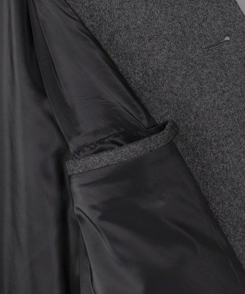 SHIPS any: FUTURE MELTON リラックス ステンカラー コート◇ MELTON FUTURE 　FUTURE 23AW◆　714