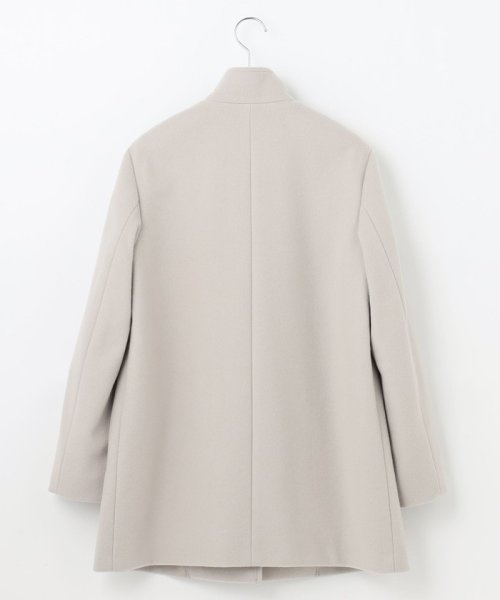 ショートビーバー スタンドカラー コート 大きいサイズ 小さいサイズ