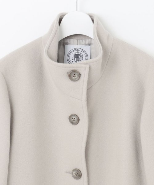 ショートビーバー スタンドカラー コート 大きいサイズ 小さいサイズ