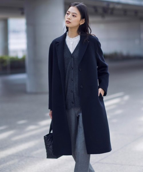 ブレンドビーバー チェスター コート 