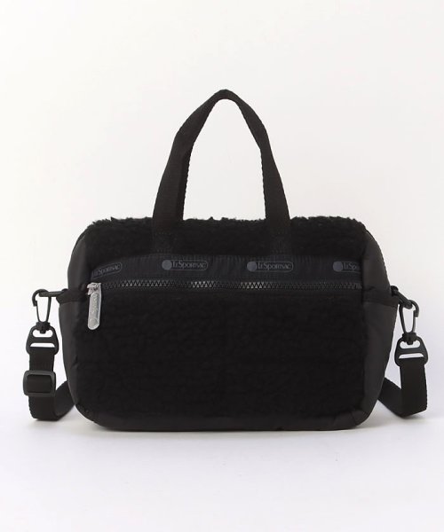 PUFFY MINI DUFFELジェットブラックシェルパ PUFFY MINI