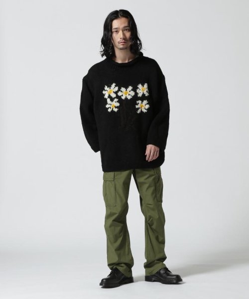 B'2nd(ビーセカンド)/MacMahon Knitting Mills / Roll Neck Knit－5 Flower/img01