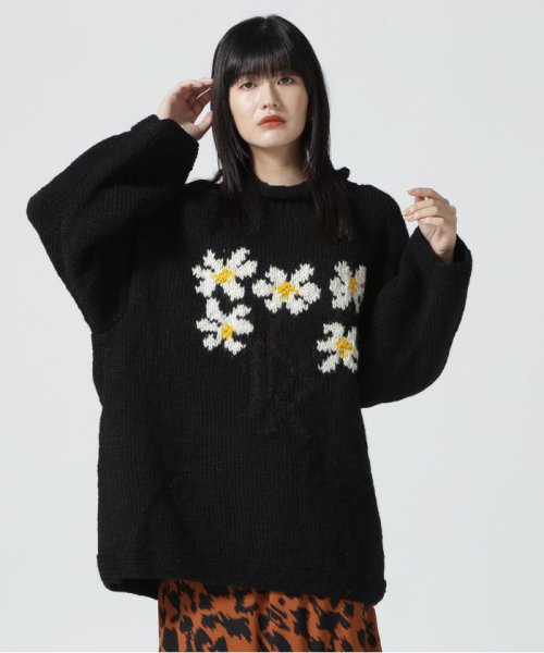 B'2nd(ビーセカンド)/MacMahon Knitting Mills / Roll Neck Knit－5 Flower/img02