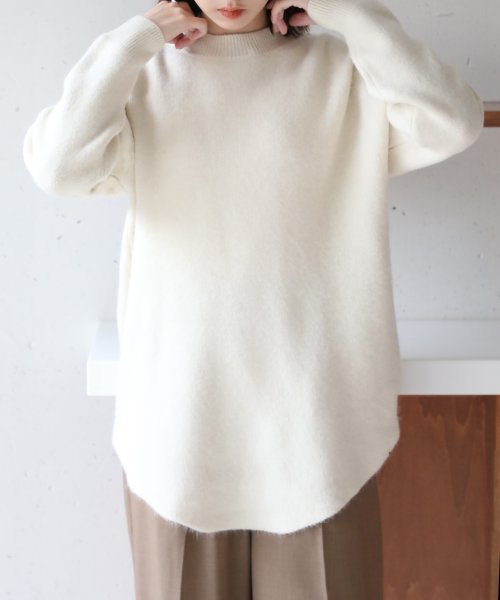 MAISON BREEZE(MAISON BREEZE)/【MAISON BREEZE】ベーシッククルーネック ニット KNF037/img02