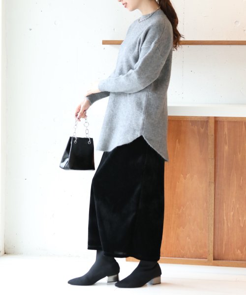 MAISON BREEZE(MAISON BREEZE)/【MAISON BREEZE】ベーシッククルーネック ニット KNF037/img08