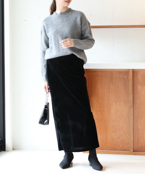 MAISON BREEZE(MAISON BREEZE)/【MAISON BREEZE】ベーシッククルーネック ニット KNF037/img10