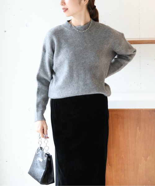 MAISON BREEZE(MAISON BREEZE)/【MAISON BREEZE】ベーシッククルーネック ニット KNF037/img11