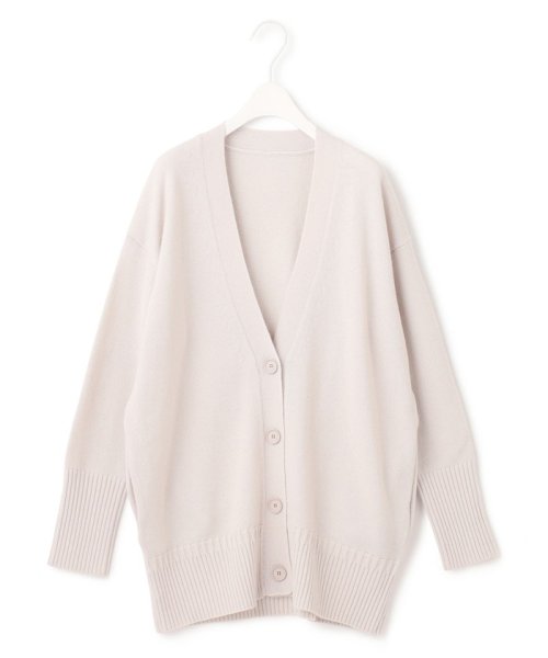 【洗える】 ソフトカシミヤミックス カーディガン 