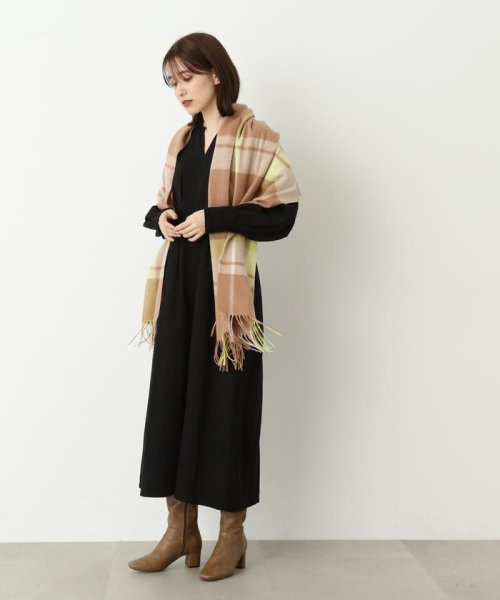 N Natural Beauty Basic(エヌナチュラルビューティベーシック)/パウダータッチキーネックワンピース《S Size Line》/img08