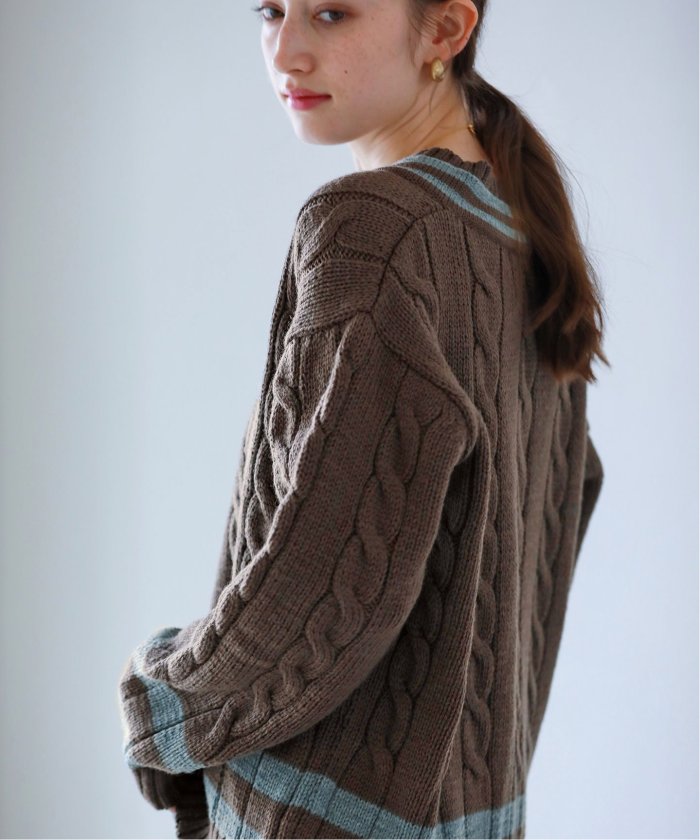 Oldderby Knitwear/オールドダービーニットウェア】チルデンニット