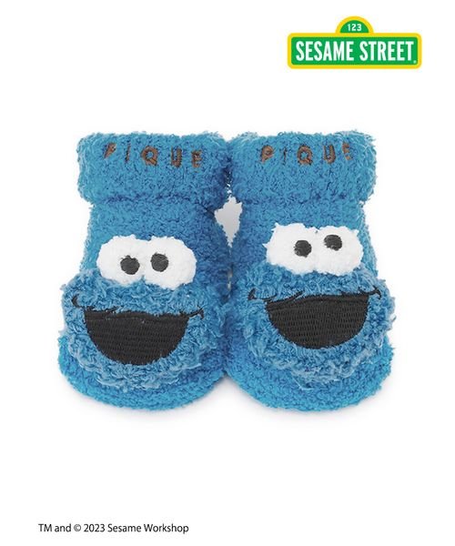 gelato pique Kids＆Baby(gelato pique Kids＆Baby)/【SESAME STREET】【BABY】クッキーモンスターソックス/img01