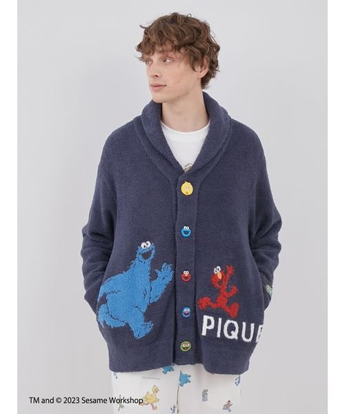 gelato pique(gelato pique)/【SESAME STREET】【UNISEX】ジャガードショールカーディガン/img22