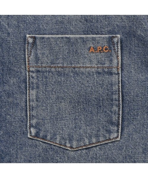 A.P.C.(アーペーセー)/アーペーセー シャツ ブラウス 長袖シャツ デニムシャツ トップス ブルー メンズ APC H02809 COGUS IAB/img07