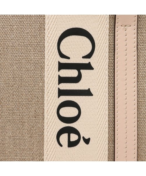 Chloe(クロエ)/クロエ トートバッグ ウッディ ベージュ ピンク レディース CHLOE CHC22AS383I26 6J5/img08