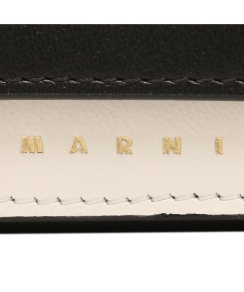 MARNI(マルニ)/マルニ 三つ折り財布 ミニ財布 ブラック ホワイト ユニセックス MARNI PFMO0056U1 P2644 ZO669/img06