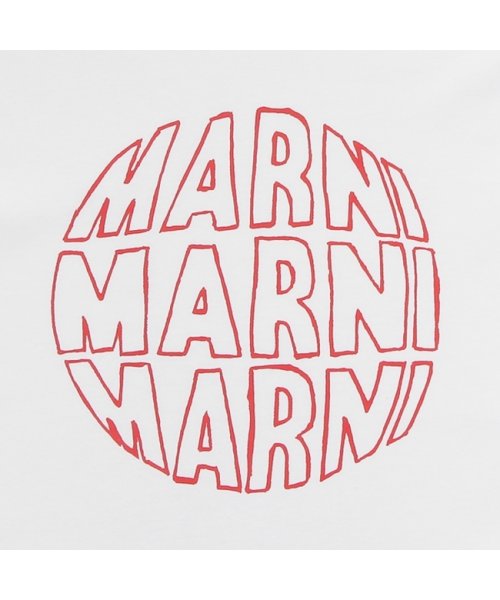 MARNI(マルニ)/マルニ Tシャツ カットソー オーガニックコットン ホワイト メンズ MARNI HUMU0223PG USCV80 CLW01/img06