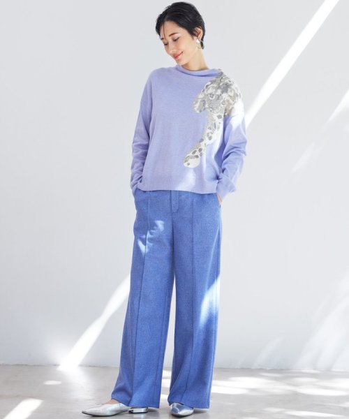 23AW＊Wings掲載＊リサイクルウールツイルワイドパンツ 